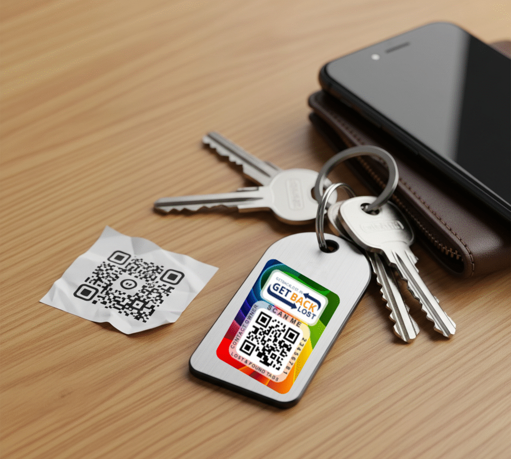 Free QR Tag for Valuable Items